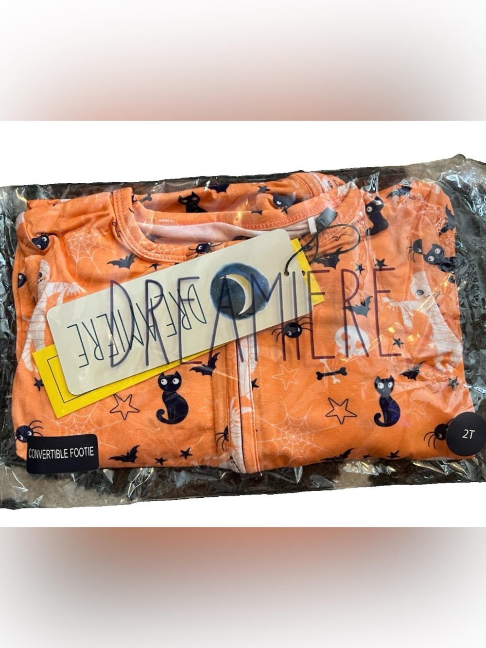 Dreamiere convertible footie pjs 2T NWT